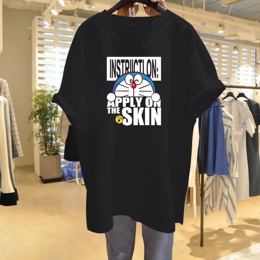 Bundle 2+ items for 30% off Korean style Doraemon summer tee Oversize